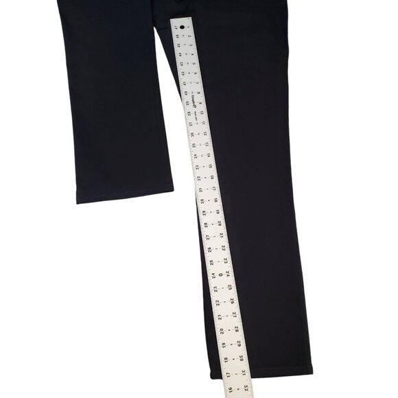 Gloria Vanderbilt Amanda Fit Pants Womens Size 8 Black High Waist Straight Leg - Picture 6 of 12
